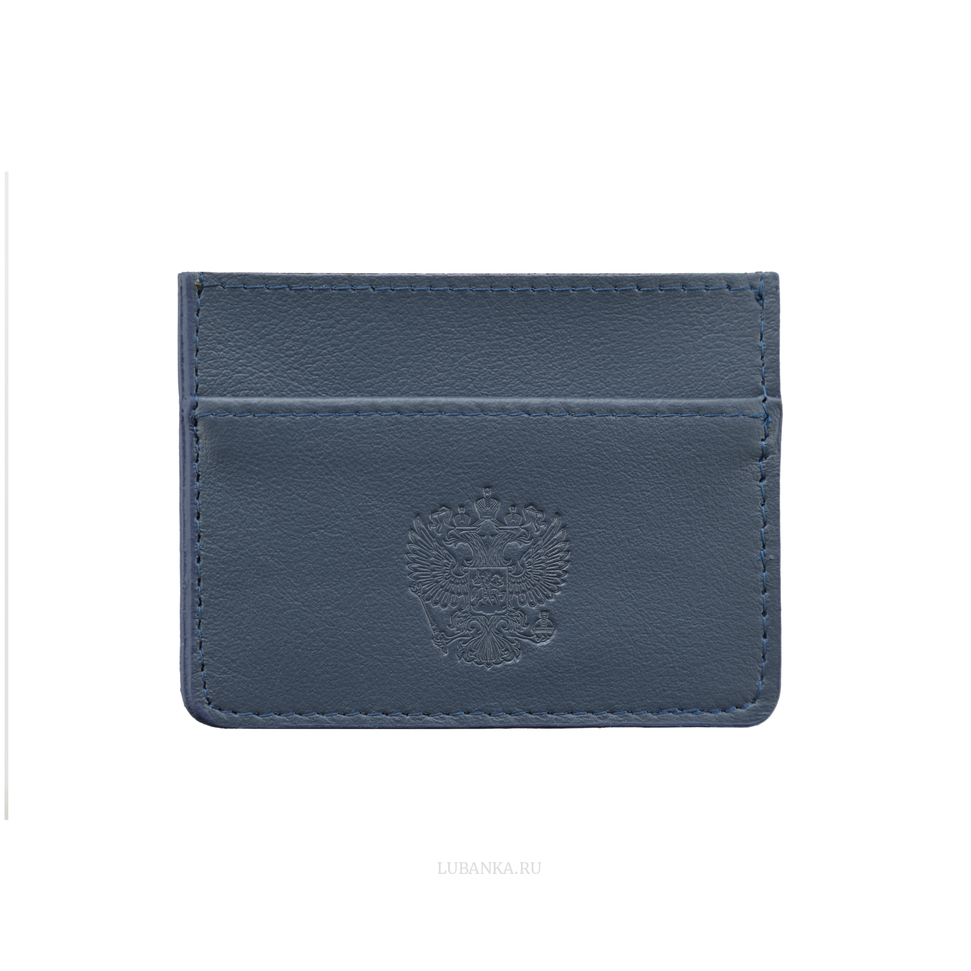 Картхолдер двухсторонний Россия темно синий