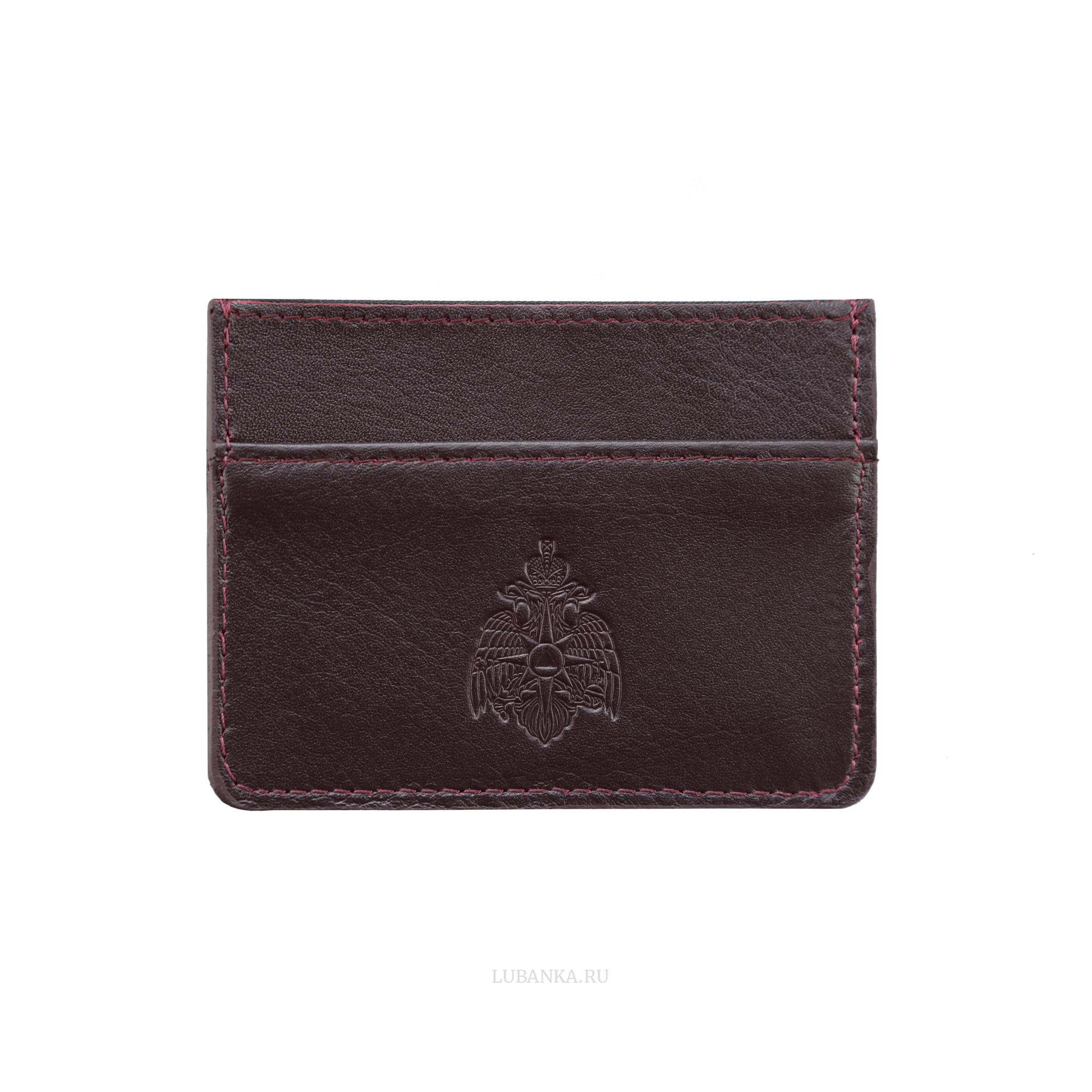 Картхолдер двухсторонний МЧС бордовый