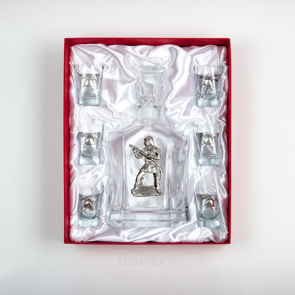 Набор для водки «Отечеству-служба, ближнему-защита!»