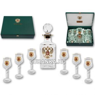 Набор для водки «Президент» хрустальный