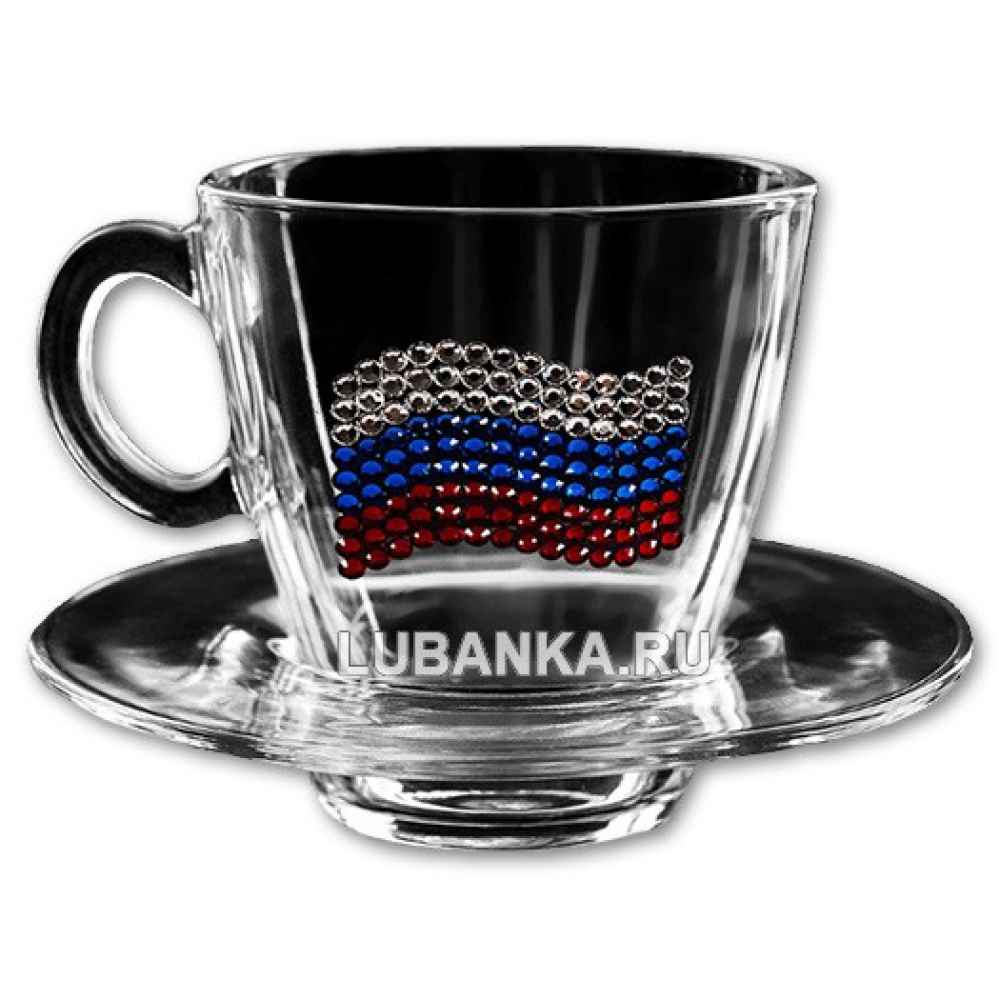 Чашка чайная «Флаг России»