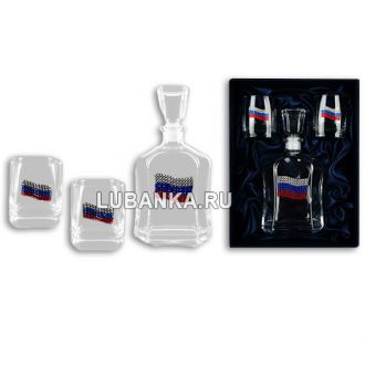 Набор для виски «Флаг России» 