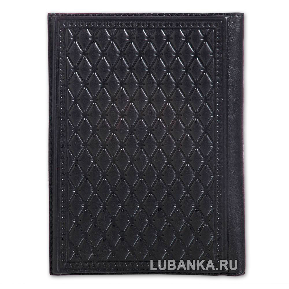Обложка для паспорта «Росгвардия», чёрная