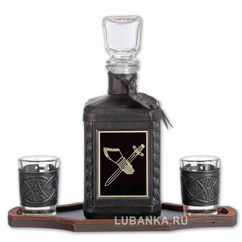 Набор для водки «Департамент собственной безопасности» чёрный