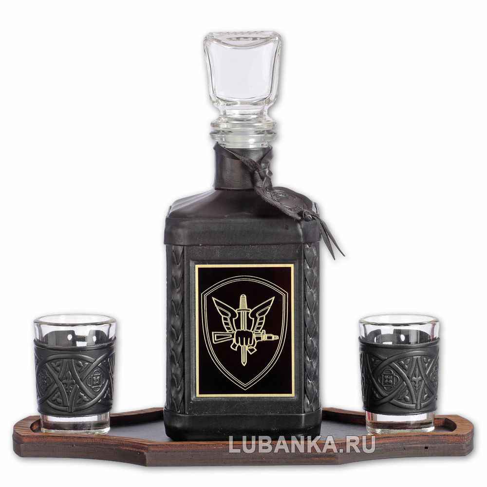 Набор для водки «ОМОН» чёрный