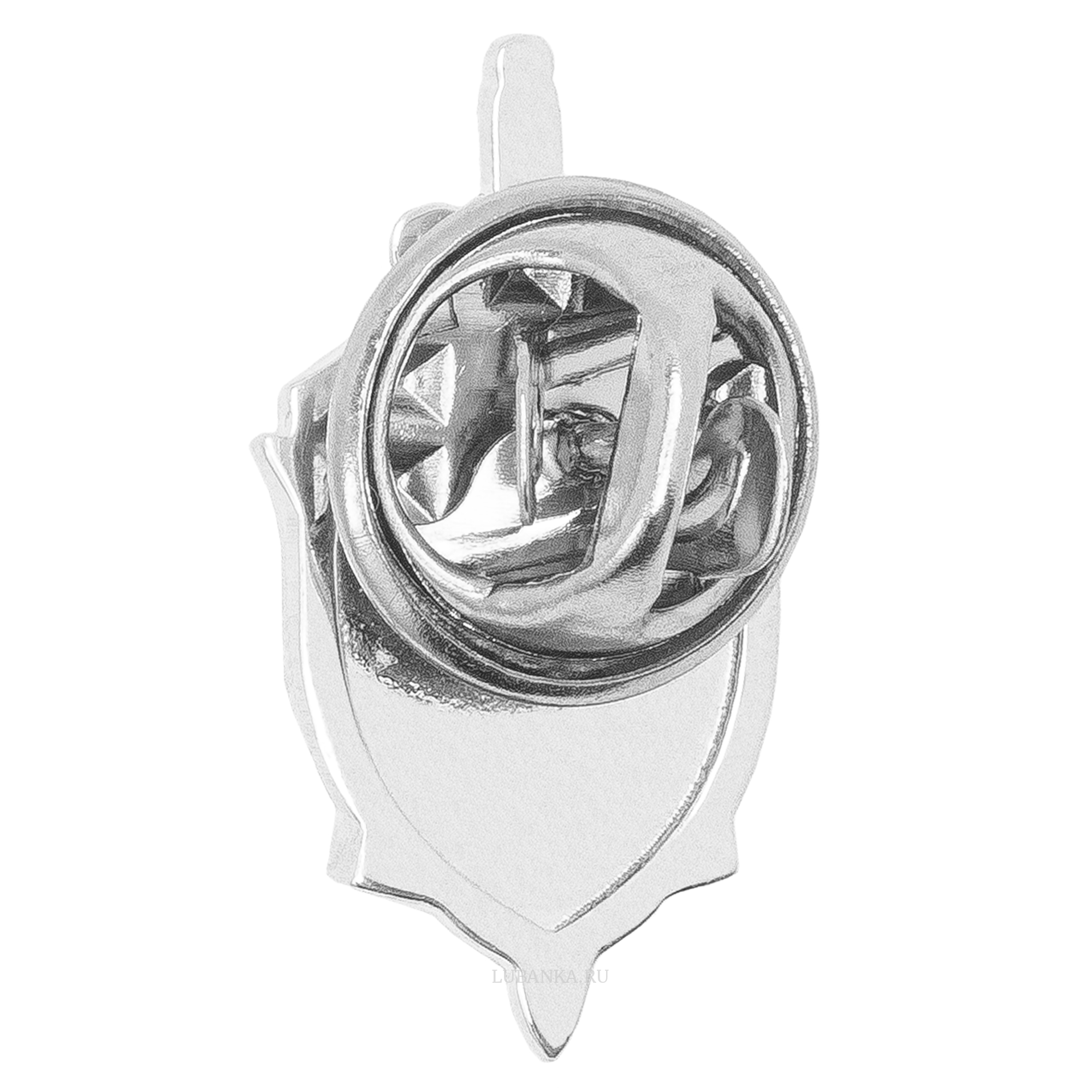 Значок ФСБ серебро