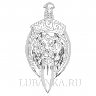 Значок МУР серебро