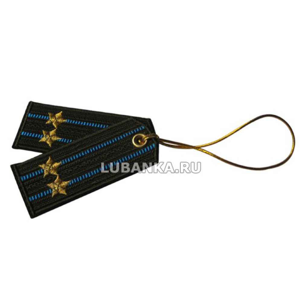 Брелок вышитый «Погон подполковника», ВДВ