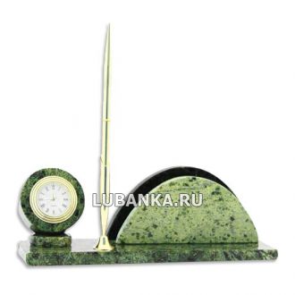 Настольный набор для руководителя «Шар» из камня