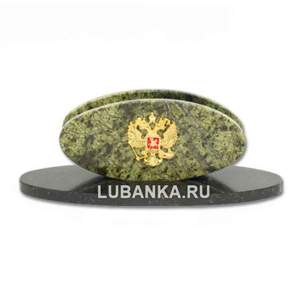 Настольный набор для руководителя «Овал» из камня