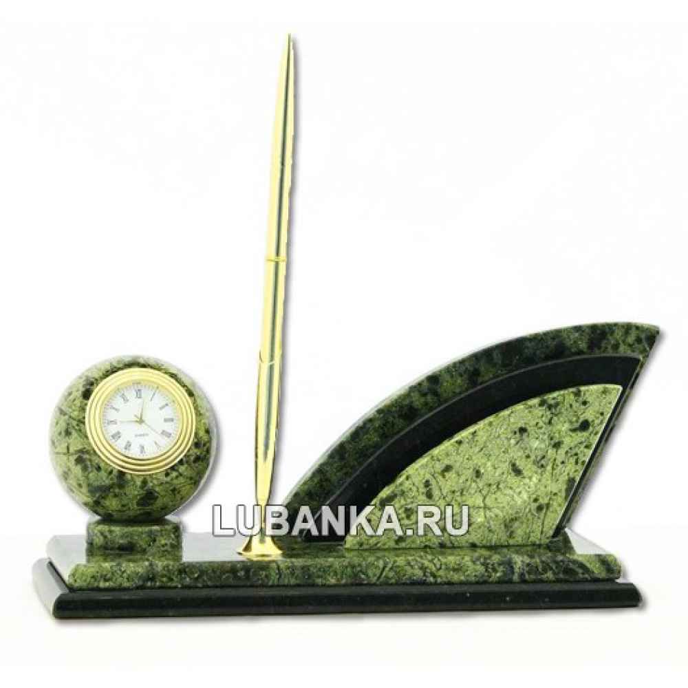 Настольный набор для руководителя «Шар» из камня